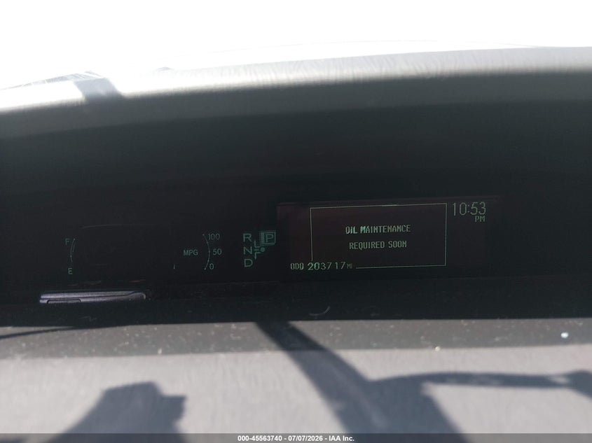 2010 Toyota Prius VIN JTDKN3DU7A0125880 IAAI salvage auction — NORMAL WEAR, Original (Texas), sold $25 on 2026-07-21 (photo 7)