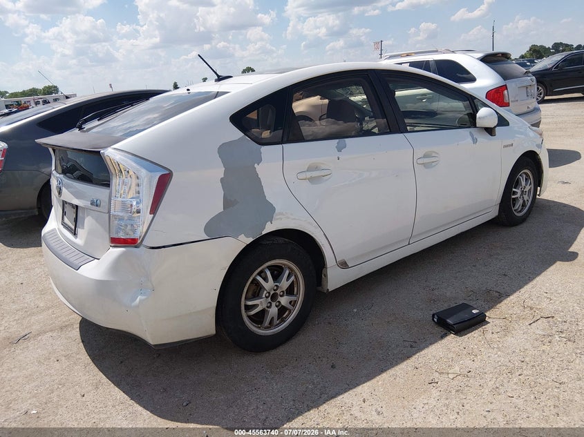 2010 Toyota Prius VIN JTDKN3DU7A0125880 IAAI salvage auction — NORMAL WEAR, Original (Texas), sold $25 on 2026-07-21 (photo 4)