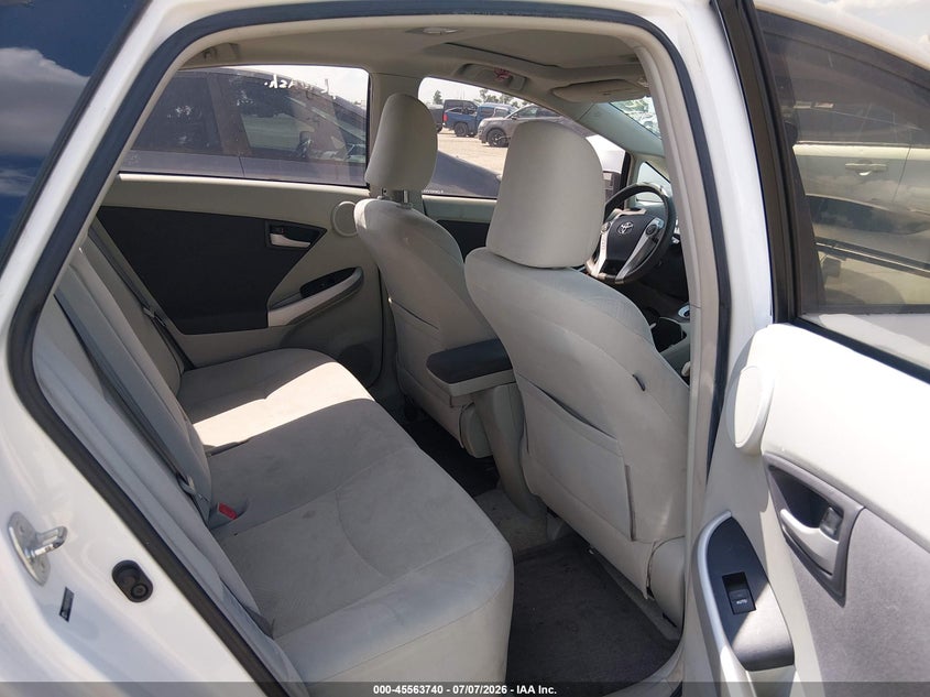 2010 Toyota Prius VIN JTDKN3DU7A0125880 IAAI salvage auction — NORMAL WEAR, Original (Texas), sold $25 on 2026-07-21 (photo 8)