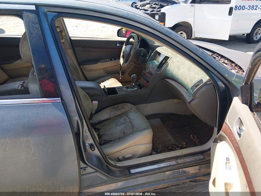 2008 Infiniti G35 VIN JNKBV61F58M275012 IAAI salvage auction — NORMAL WEAR, Clear (Georgia), sold $275 on 2026-07-30 (photo 5)