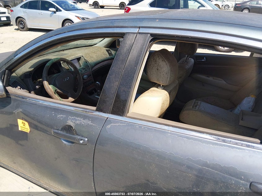 2008 Infiniti G35 VIN JNKBV61F58M275012 IAAI salvage auction — NORMAL WEAR, Clear (Georgia), sold $275 on 2026-07-30 (photo 6)