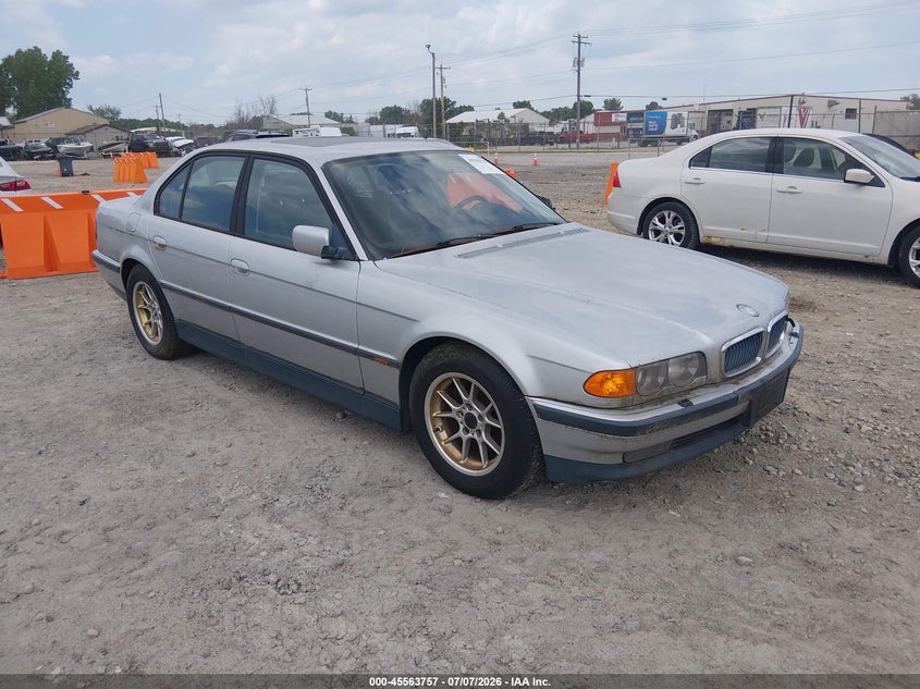 1999 BMW 7 series VIN WBAGG8339XDN73624 IAAI salvage auction — NORMAL WEAR, Clear-Endorsement (Wisconsin), sold $1,050 on 2026-07-30 (photo 1)
