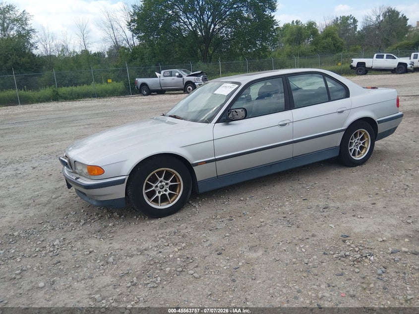 1999 BMW 7 series VIN WBAGG8339XDN73624 IAAI salvage auction — NORMAL WEAR, Clear-Endorsement (Wisconsin), sold $1,050 on 2026-07-30 (photo 2)