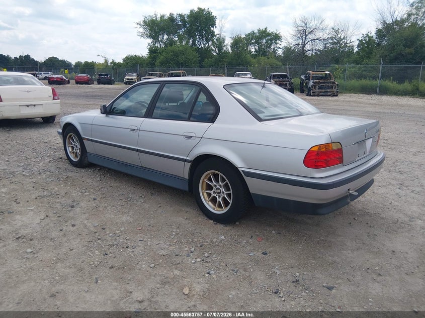 1999 BMW 7 series VIN WBAGG8339XDN73624 IAAI salvage auction — NORMAL WEAR, Clear-Endorsement (Wisconsin), sold $1,050 on 2026-07-30 (photo 3)