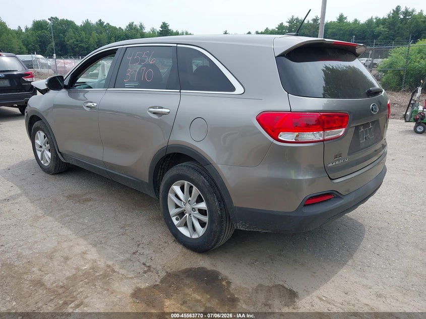 2018 Kia Sorento VIN 5XYPG4A30JG407953 IAAI salvage auction — NORMAL WEAR, Salvage Title, sold $1,500 on 2026-07-30 (photo 3)