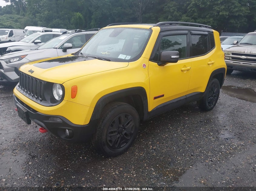 2018 Jeep Renegade VIN ZACCJBCBXJPH42159 IAAI salvage auction — NORMAL WEAR, Clear (New York), sold $4,675 on 2026-07-14 (photo 2)