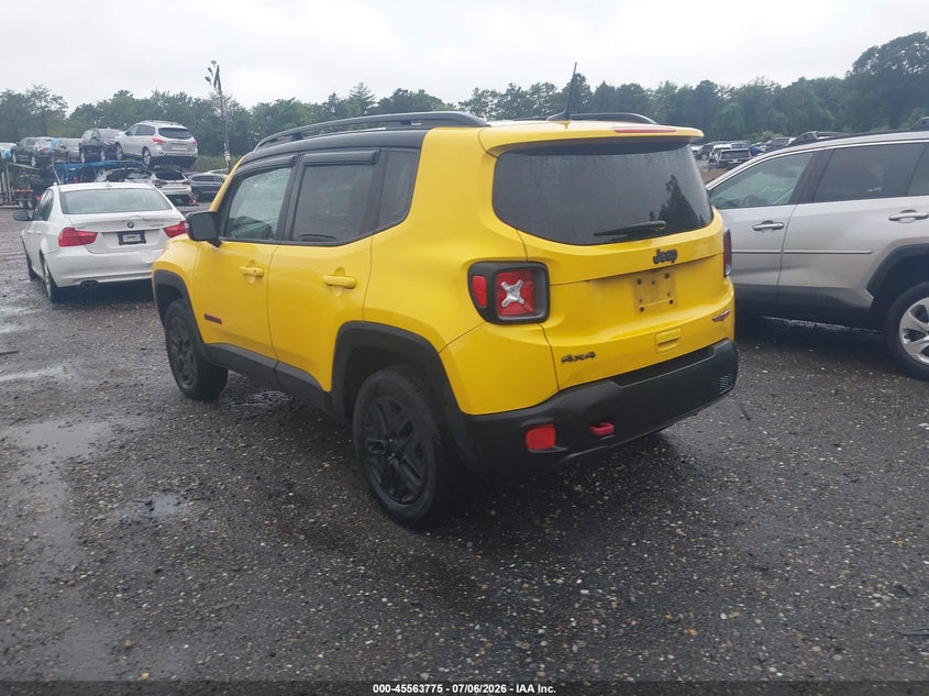 2018 Jeep Renegade VIN ZACCJBCBXJPH42159 IAAI salvage auction — NORMAL WEAR, Clear (New York), sold $4,675 on 2026-07-14 (photo 3)