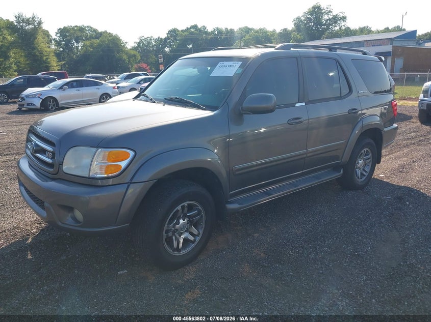 2003 Toyota Sequoia VIN 5TDZT38A03S193037 IAAI salvage auction — RIGHT FRONT, Salvage (South Carolina), sold $1,300 on 2026-07-28 (photo 2)