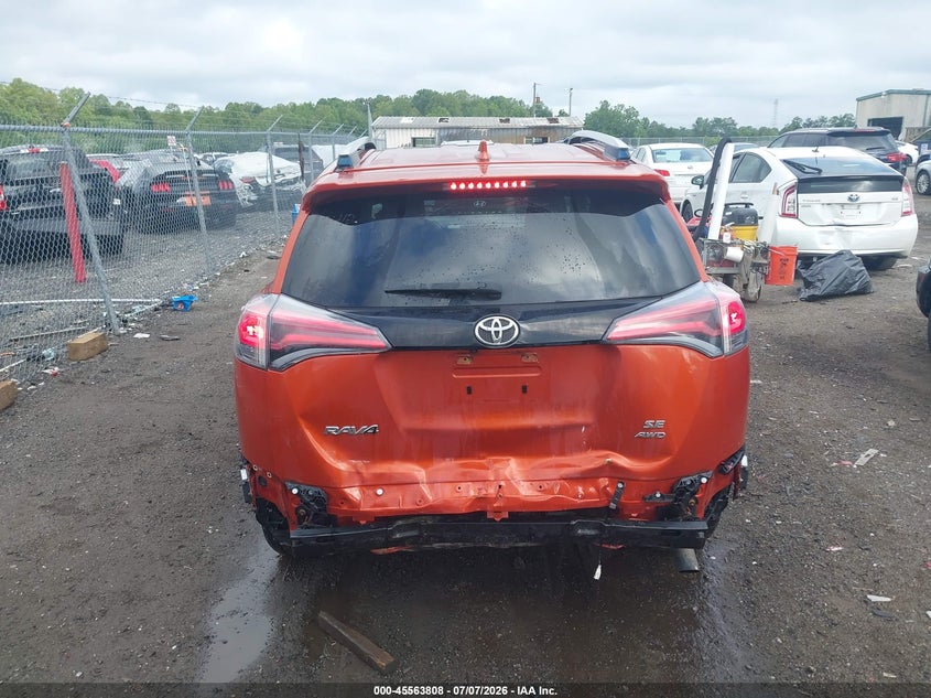 2016 Toyota Rav 4 VIN JTMJFREV1GJ057260 IAAI salvage auction — REAR END, Salvage (Virginia), sold $5,400 on 2026-07-27 (photo 6)
