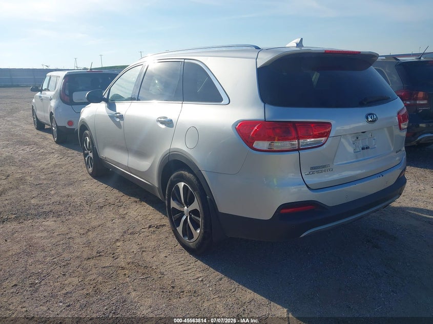 2016 Kia Sorento VIN 5XYPHDA51GG177668 IAAI salvage auction — HAIL, Certificate Of Title (Nebraska), sold $1,500 on 2026-07-16 (photo 3)