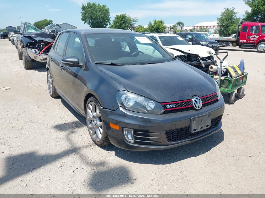 2014 Volkswagen Gti VIN WVWGD7AJ1EW000130 IAAI salvage auction — REAR END, Salvage (Iowa), sold $25 on 2026-07-29 (photo 1)