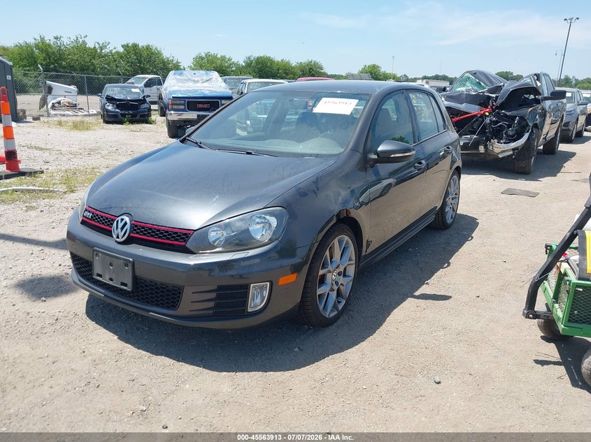 2014 Volkswagen Gti VIN WVWGD7AJ1EW000130 IAAI salvage auction — REAR END, Salvage (Iowa), sold $25 on 2026-07-29 (photo 2)