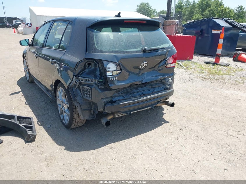 2014 Volkswagen Gti VIN WVWGD7AJ1EW000130 IAAI salvage auction — REAR END, Salvage (Iowa), sold $25 on 2026-07-29 (photo 6)