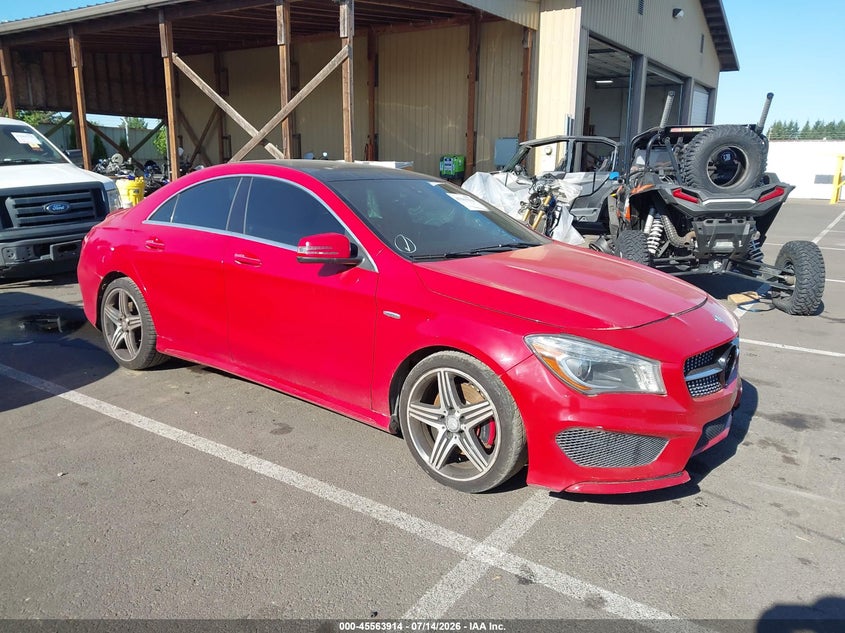 2016 Mercedes-benz Cla-klasse VIN WDDSJ4EB6GN386935 IAAI salvage auction — FRONT END, Lien Papers (Oregon), sold $1,800 on 2026-07-24 (photo 1)