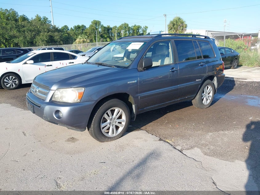 2006 Toyota Highlander hybrid VIN JTEEW21A960019559 IAAI salvage auction — ELECTRICAL, Clear (Florida), sold $800 on 2026-07-08 (photo 2)