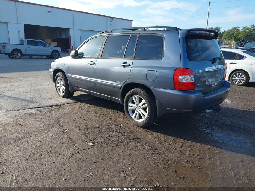 2006 Toyota Highlander hybrid VIN JTEEW21A960019559 IAAI salvage auction — ELECTRICAL, Clear (Florida), sold $800 on 2026-07-08 (photo 3)