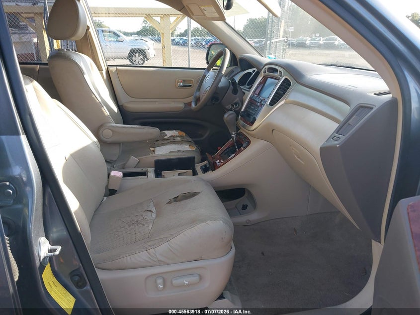 2006 Toyota Highlander hybrid VIN JTEEW21A960019559 IAAI salvage auction — ELECTRICAL, Clear (Florida), sold $800 on 2026-07-08 (photo 5)