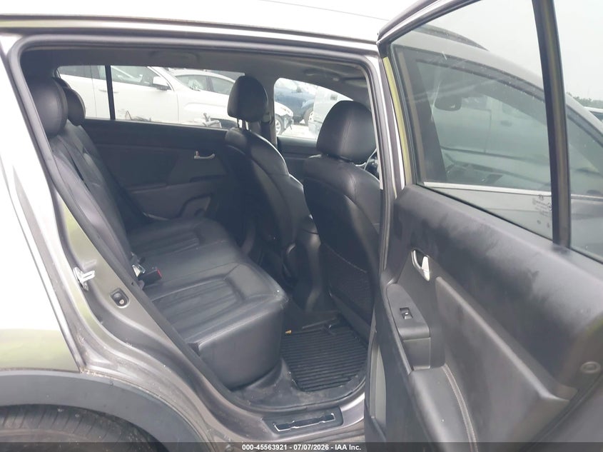 2011 Kia Sportage VIN KNDPCCA64B7168535 IAAI salvage auction — NORMAL WEAR, Clear (Maryland), sold $800 on 2026-07-23 (photo 8)