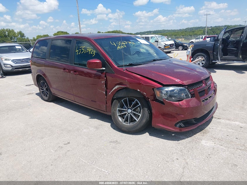 2019 Dodge Caravan VIN 2C4RDGEG0KR616378 IAAI salvage auction — RIGHT FRONT, Salvage Title, sold $2,000 on 2026-08-01 (photo 1)