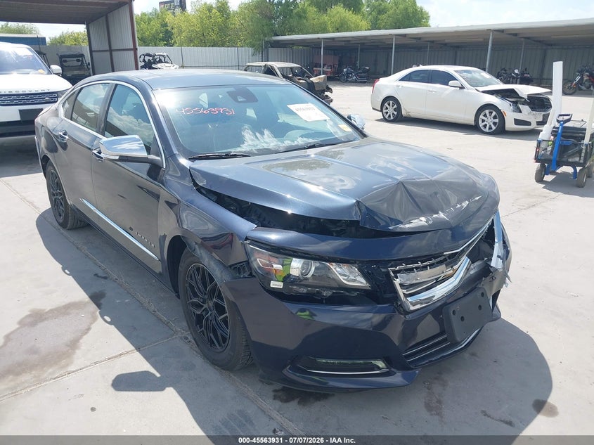 2014 Chevrolet Impala VIN 2G1155S38E9171403 IAAI salvage auction — FRONT END, Salvage (Texas), sold $975 on 2026-07-22 (photo 1)