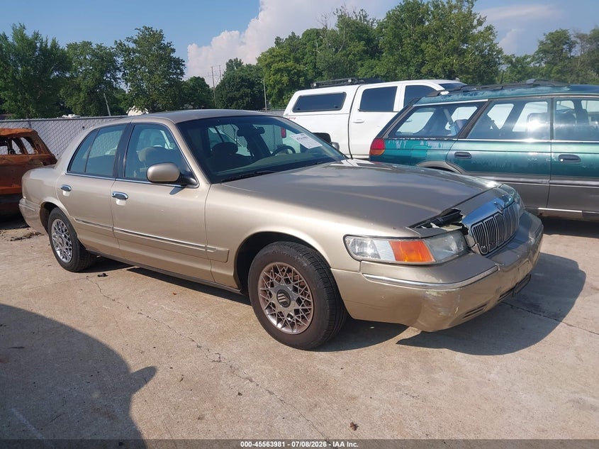 2000 Mercury Grand marquis VIN 2MEFM74W1YX714916 IAAI salvage auction — NORMAL WEAR, Clear (Missouri), sold $25 on 2026-07-21 (photo 1)