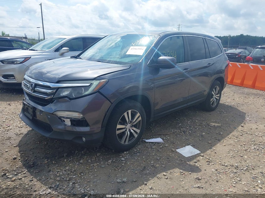 2017 Honda Pilot VIN 5FNYF6H8XHB007095 IAAI salvage auction — FRONT END, Clear (Wisconsin), sold $7,800 on 2026-07-31 (photo 2)