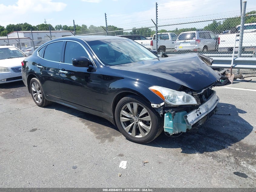 2013 Infiniti M VIN JN1BY1AP9DM511646 IAAI salvage auction — FRONT END, Salvage (North Carolina), sold $25 on 2026-07-29 (photo 1)