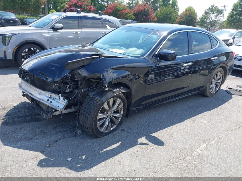 2013 Infiniti M VIN JN1BY1AP9DM511646 IAAI salvage auction — FRONT END, Salvage (North Carolina), sold $25 on 2026-07-29 (photo 2)
