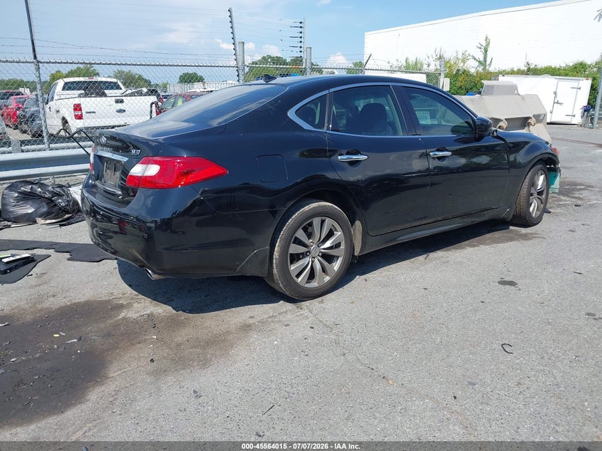2013 Infiniti M VIN JN1BY1AP9DM511646 IAAI salvage auction — FRONT END, Salvage (North Carolina), sold $25 on 2026-07-29 (photo 4)