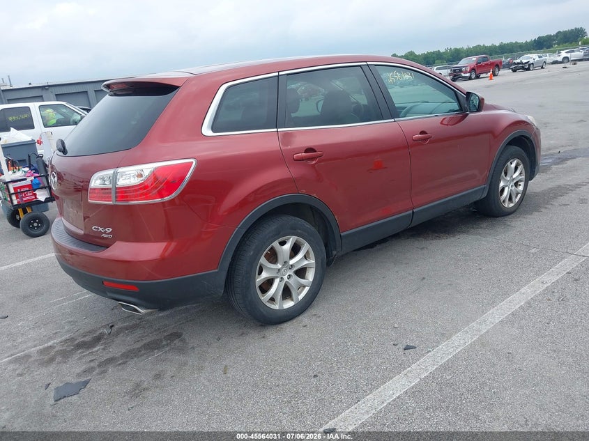 2011 Mazda Cx-9 VIN JM3TB3CA8B0322764 IAAI salvage auction — FRONT END, Clear (Indiana), sold $300 on 2026-07-09 (photo 4)