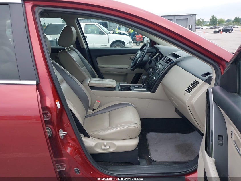2011 Mazda Cx-9 VIN JM3TB3CA8B0322764 IAAI salvage auction — FRONT END, Clear (Indiana), sold $300 on 2026-07-09 (photo 5)