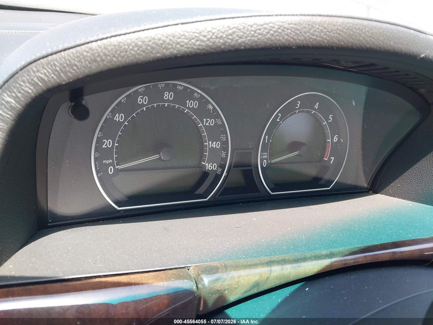 2005 BMW 7 series VIN WBAGN83525DK11252 IAAI salvage auction — FRONT & REAR, Clear (Oregon), sold $500 on 2026-07-14 (photo 7)