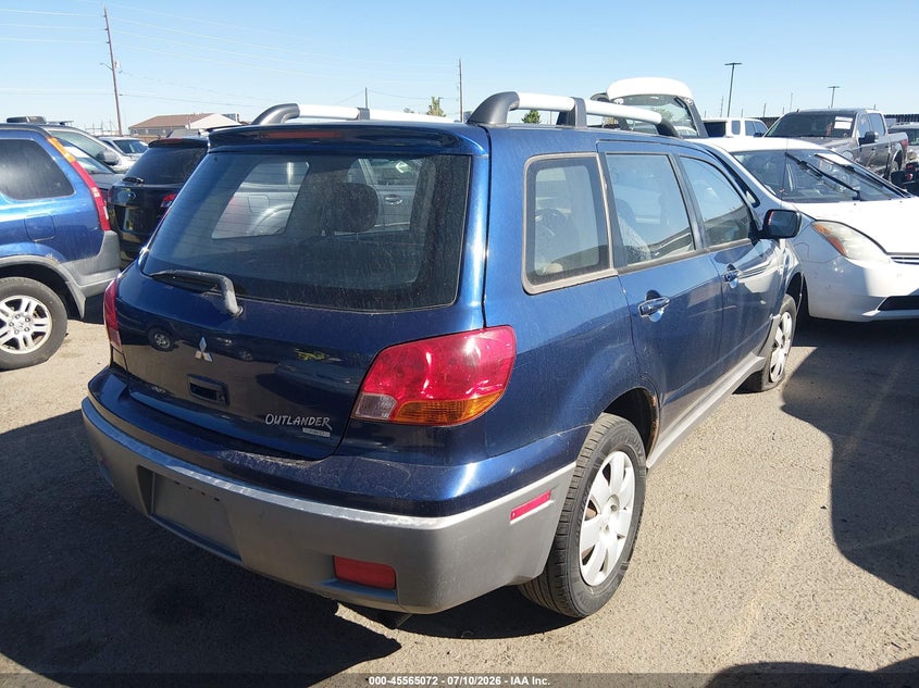 2003 Mitsubishi Outlander VIN JA4LZ31GX3U083668 IAAI salvage auction — NORMAL WEAR, Clear (Colorado), sold $175 on 2026-07-28 (photo 4)