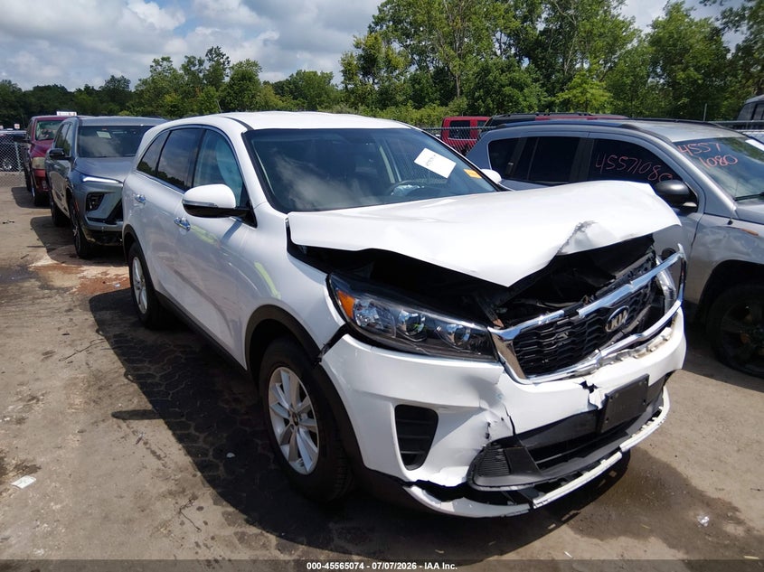 2020 Kia Sorento VIN 5XYPG4A36LG666319 IAAI salvage auction — FRONT END, Salvage (Ohio), sold $2,550 on 2026-08-01 (photo 1)