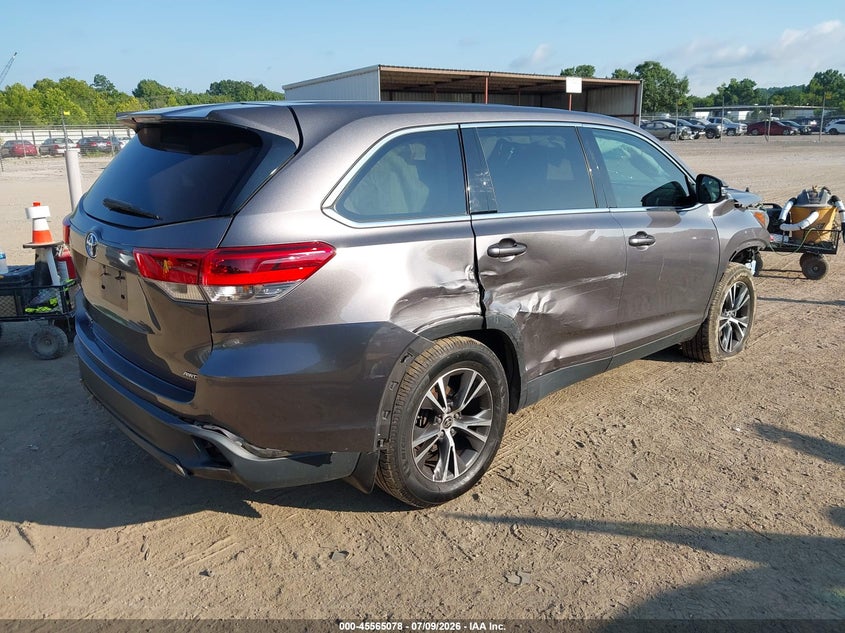 2019 Toyota Highlander VIN 5TDBZRFH1KS744738 IAAI salvage auction — FRONT END, Salvage (Tennessee), sold $3,350 on 2026-07-22 (photo 4)