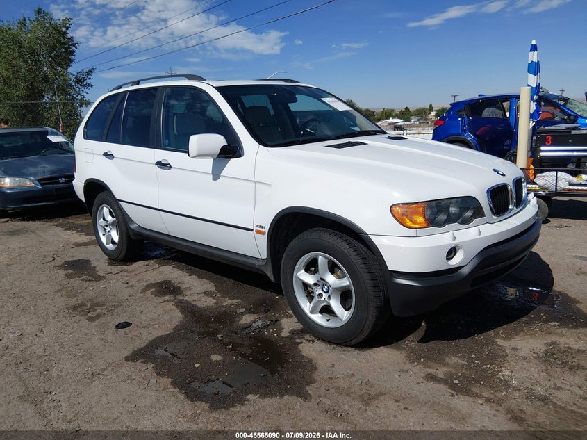 2001 BMW X5 VIN WBAFA53531LM77143 IAAI salvage auction — NORMAL WEAR, Clear (New Mexico), sold $4,050 on 2026-07-20 (photo 1)