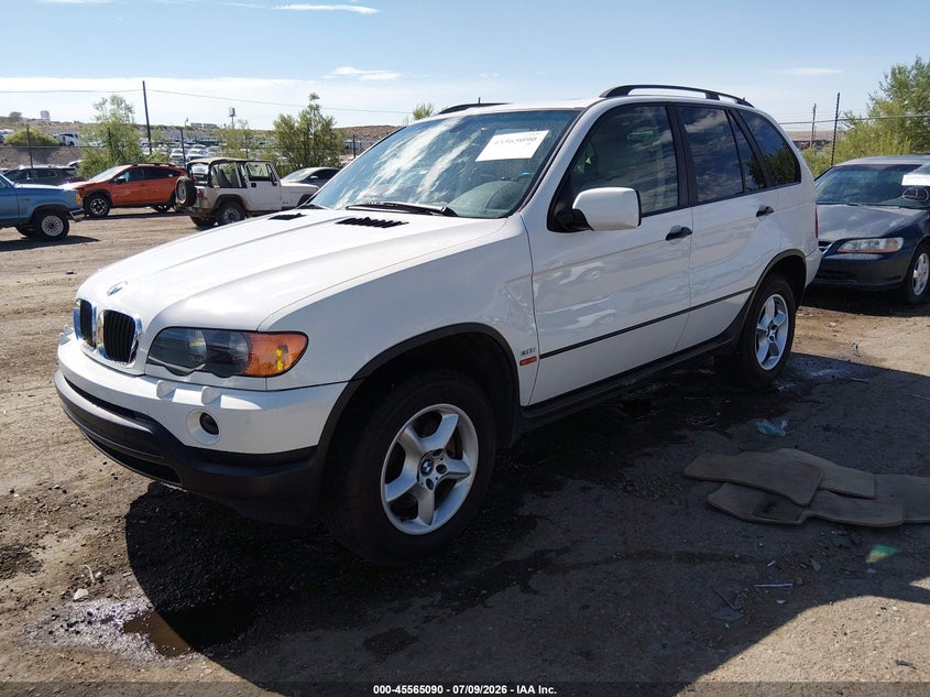 2001 BMW X5 VIN WBAFA53531LM77143 IAAI salvage auction — NORMAL WEAR, Clear (New Mexico), sold $4,050 on 2026-07-20 (photo 2)
