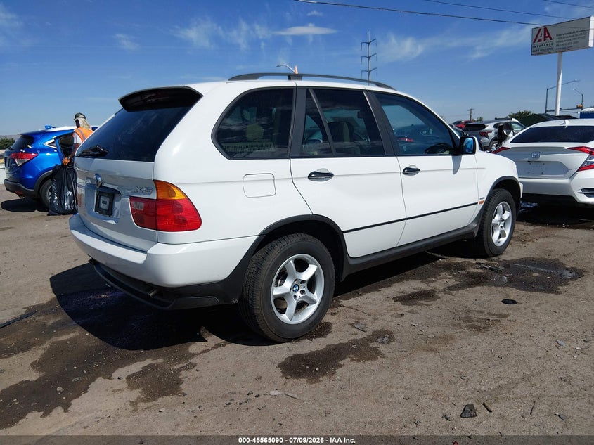 2001 BMW X5 VIN WBAFA53531LM77143 IAAI salvage auction — NORMAL WEAR, Clear (New Mexico), sold $4,050 on 2026-07-20 (photo 4)