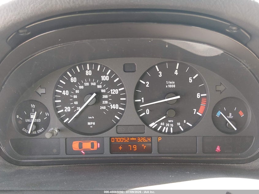 2001 BMW X5 VIN WBAFA53531LM77143 IAAI salvage auction — NORMAL WEAR, Clear (New Mexico), sold $4,050 on 2026-07-20 (photo 7)