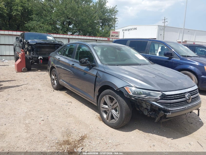 2024 Volkswagen Jetta VIN 3VW7M7BU9RM072995 IAAI salvage auction — LEFT SIDE, Enterprise Vehicles Clear Only (Louisiana), sold $6,050 on 2026-07-09 (photo 1)