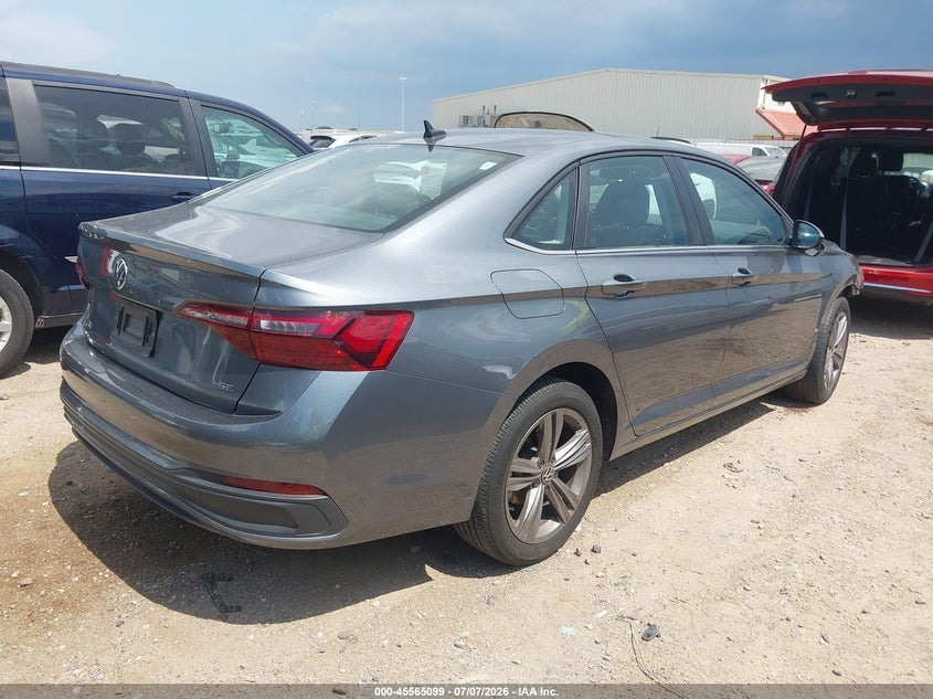 2024 Volkswagen Jetta VIN 3VW7M7BU9RM072995 IAAI salvage auction — LEFT SIDE, Enterprise Vehicles Clear Only (Louisiana), sold $6,050 on 2026-07-09 (photo 4)