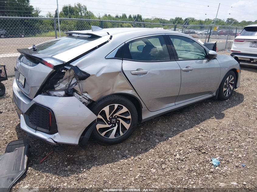 2019 Honda Civic VIN SHHFK7H36KU205207 IAAI salvage auction — REAR END, Salvage (Ohio), sold $3,850 on 2026-07-29 (photo 4)