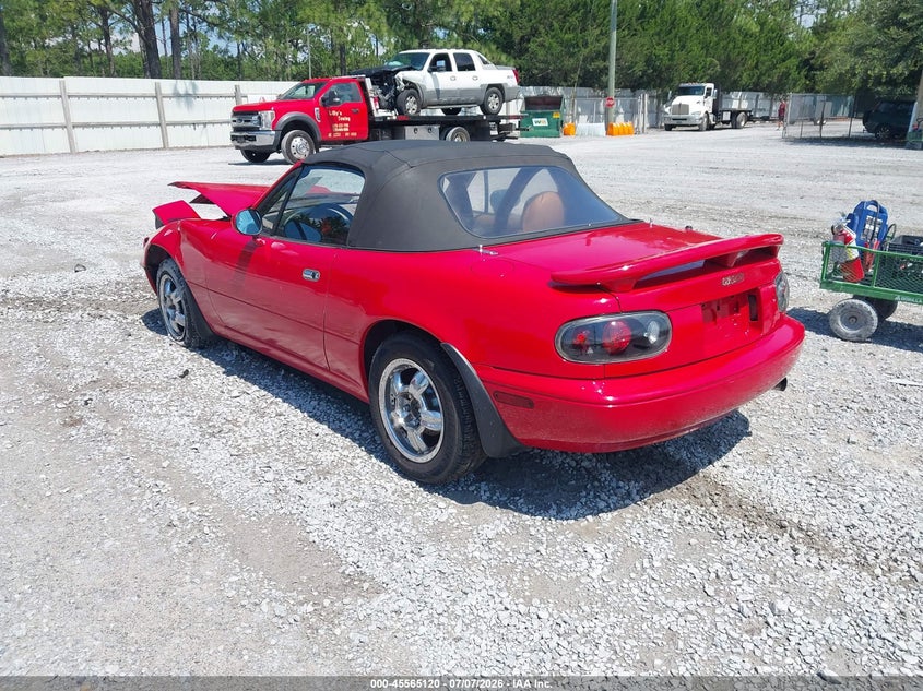1991 Mazda Mx-5 miata VIN JM1NA3518M1219097 IAAI salvage auction — FRONT END, Rebuildable (Florida), sold $300 on 2026-07-23 (photo 3)