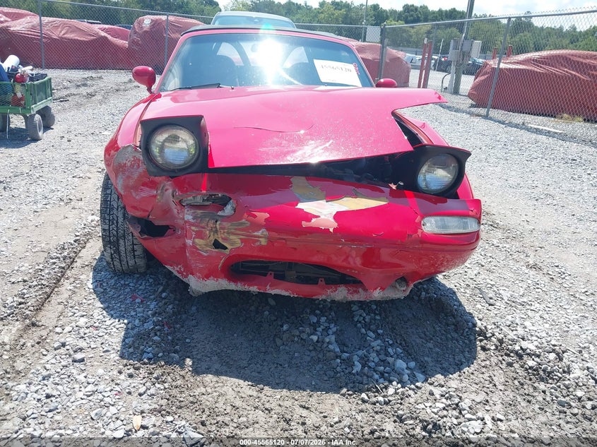1991 Mazda Mx-5 miata VIN JM1NA3518M1219097 IAAI salvage auction — FRONT END, Rebuildable (Florida), sold $300 on 2026-07-23 (photo 6)