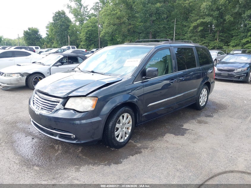 2014 Chrysler Town & country VIN 2C4RC1BG5ER218267 IAAI salvage auction — FRONT END, Salvage Title, sold $550 on 2026-07-26 (photo 2)
