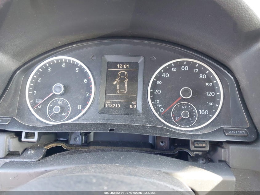 2012 Volkswagen Tiguan VIN WVGAV7AX4CW525781 IAAI salvage auction — NORMAL WEAR, Original (Texas), sold $475 on 2026-07-08 (photo 7)