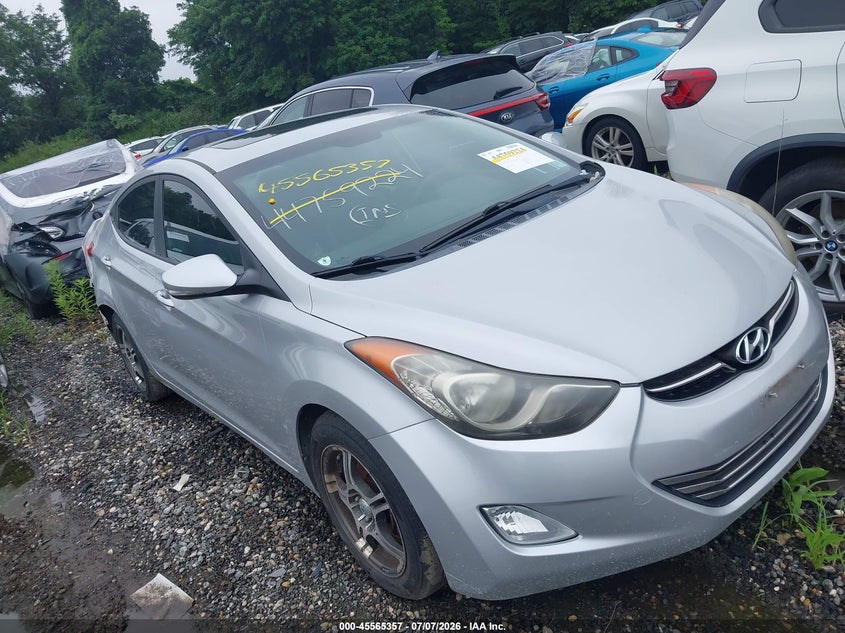 2013 Hyundai Elantra VIN KMHDH4AE8DU720720 IAAI salvage auction — REAR END, Salvage (Idaho), sold $325 on 2026-07-28 (photo 1)