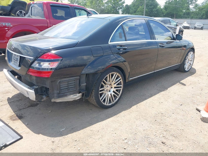 2007 Mercedes-benz S-klasse VIN WDDNG71X57A098393 IAAI salvage auction — REAR END, Salvage (Ohio), sold $1,700 on 2026-07-30 (photo 4)