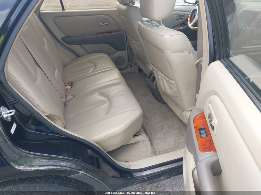 2001 Lexus Rx 300 VIN JTJHF10U410190362 IAAI salvage auction — NORMAL WEAR, Clear (Virginia), sold $300 on 2026-07-17 (photo 8)