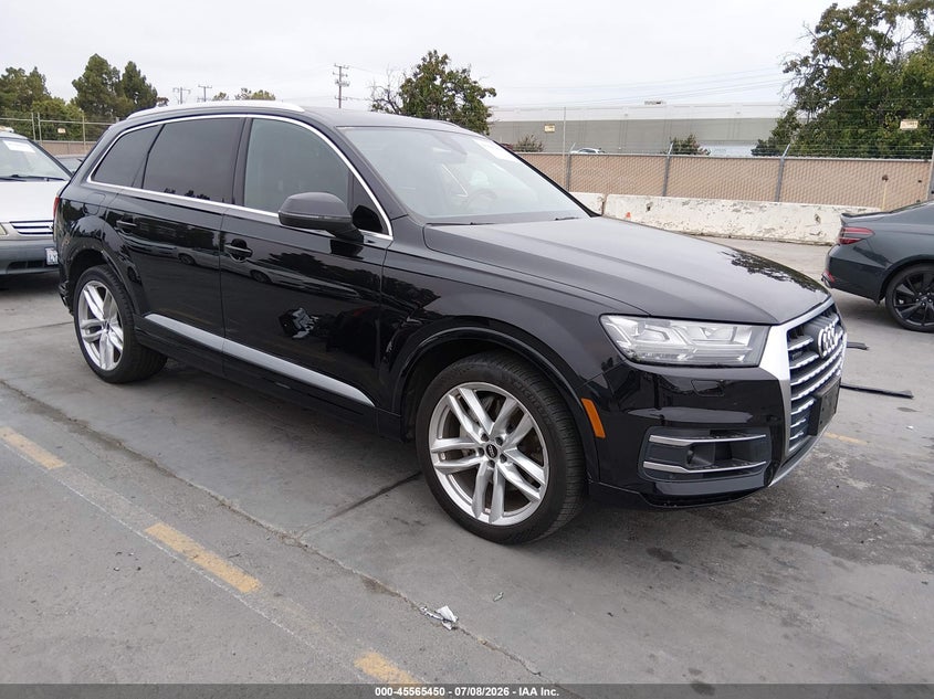 2018 Audi Q7 VIN WA1VAAF70JD019312 IAAI salvage auction — REAR END, Salvage (California), sold $9,200 on 2026-07-29 (photo 1)